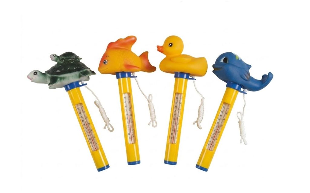 Schwimmendes Thermometer mit Tierfigur